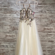 IVORY A LINE GOWN