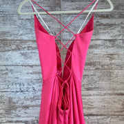 PINK A LINE GOWN