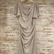 SILVER SPARKLY LONG DRESS