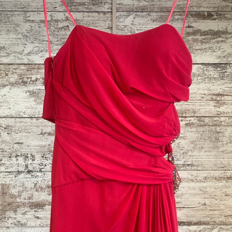 PINK LONG EVENING GOWN