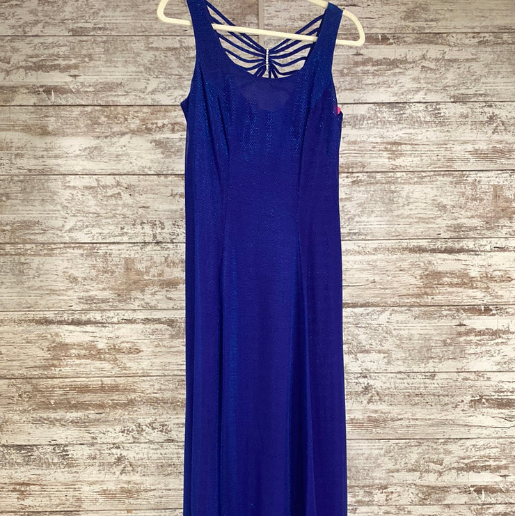 ROYAL BLUE LONG DRESS