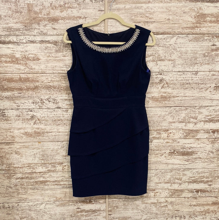 NAVY SHORT DRESS