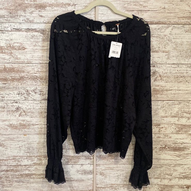 BLACK LONG SLEEVE TOP- NEW $98