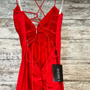 RED LONG EVENING GOWN (NEW)