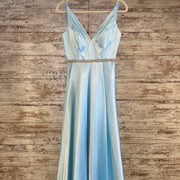 BLUE A LINE GOWN (NEW)