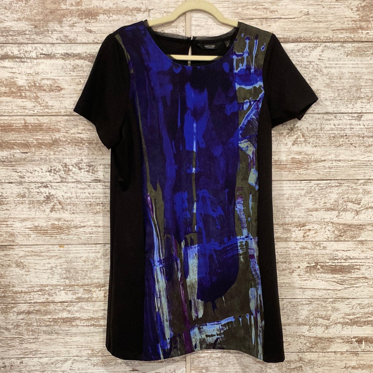 BLACK/COLORFUL SHORT DRESS