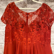 RUST COLORED LONG DRESS