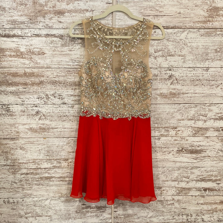 RED SHORT DRESS