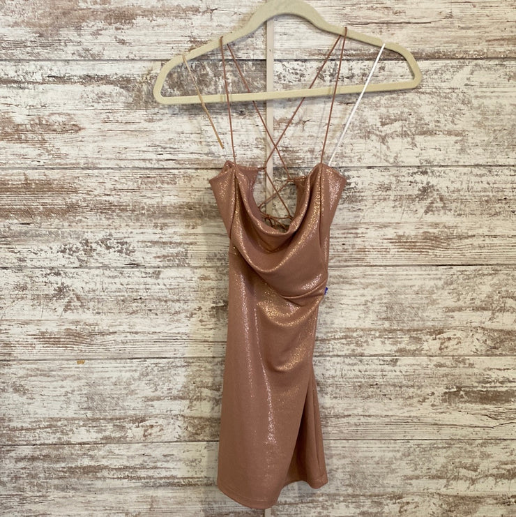 PINK/GOLD SHORT DRESS (NEW)