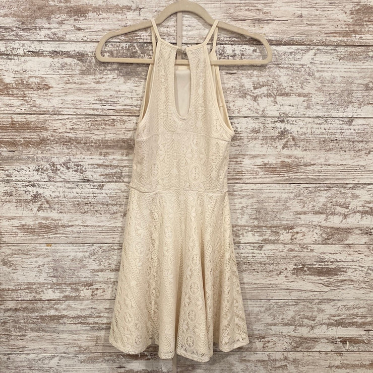 IVORY LACE SHORT DRESS