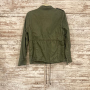 GREEN ZIP UP JACKET
