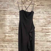 BLACK LONG EVENING GOWN