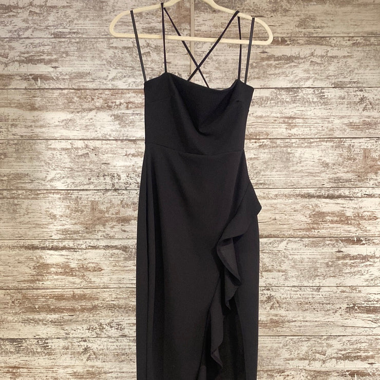 BLACK LONG EVENING GOWN