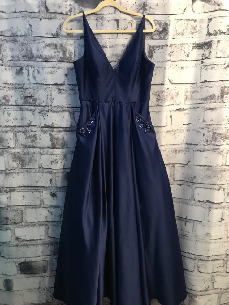 ROYAL BLUE  A-LINE GOWN