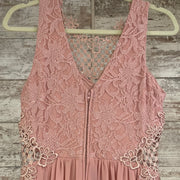 PINK LONG EVENING GOWN