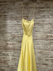 YELLOW A LINE GOWN