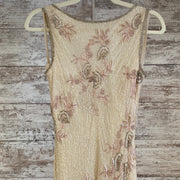 IVORY BEADED LONG DRESS (NEW)