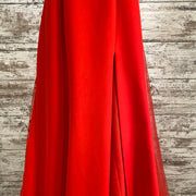 RED LONG EVENING GOWN