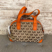 TAN/ORANGE SIGNATURE BAG $398