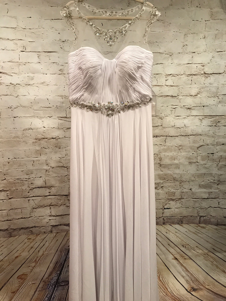 NEW - WHITE LONG EVENING GOWN