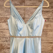 BLUE A LINE GOWN (NEW)