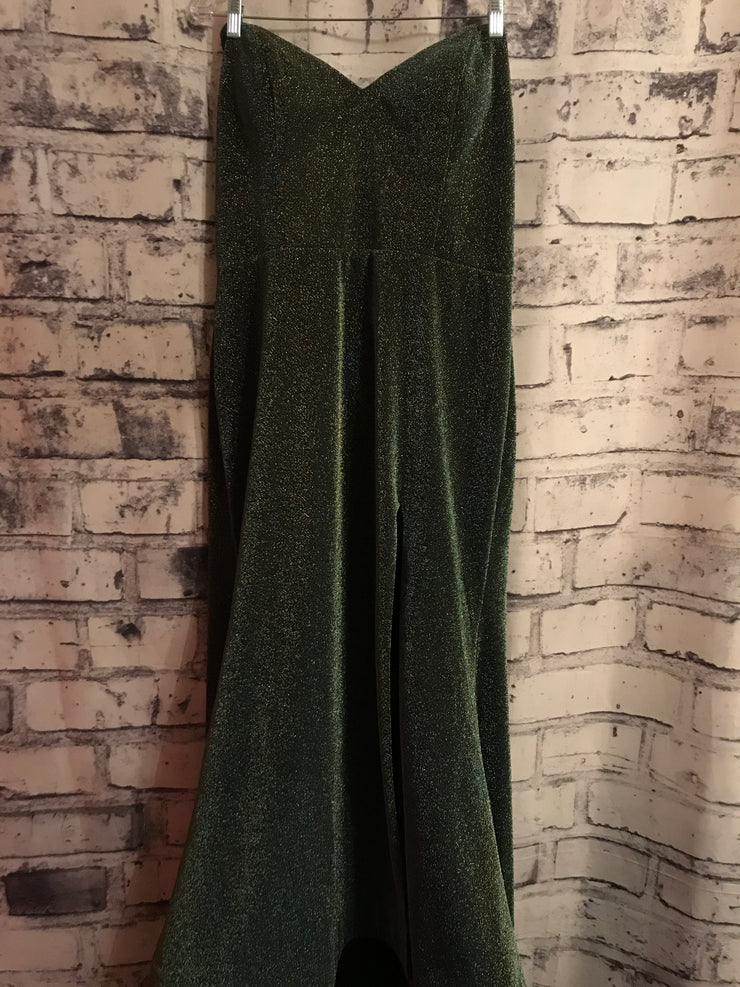 GREEN/GOLD MERMAID GOWN