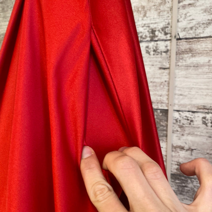 RED A LINE GOWN