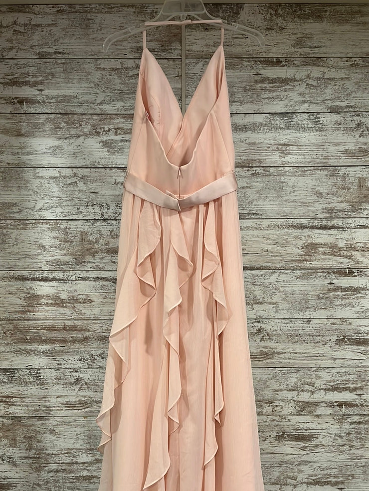 PINK LONG EVENING GOWN