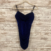 BLUE SPARKLY SHORT DRESS