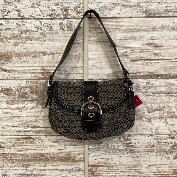 BLACK/GRAY SMALL SIGNATURE PUR