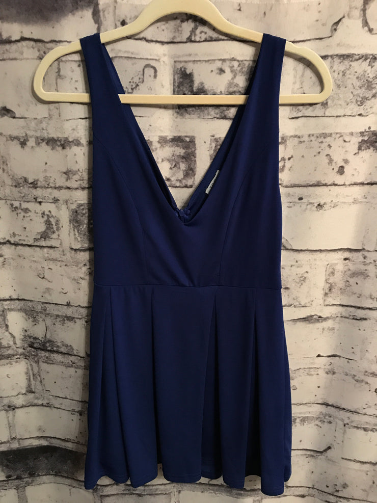 ROYAL BLUE SHORT DRESS