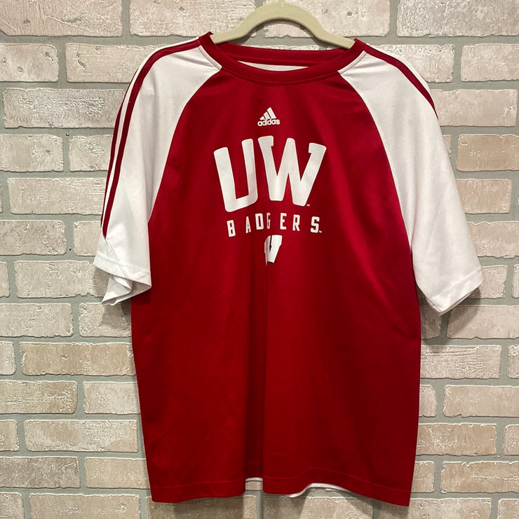 RED BADGERS SHORT SLEEVE TOP