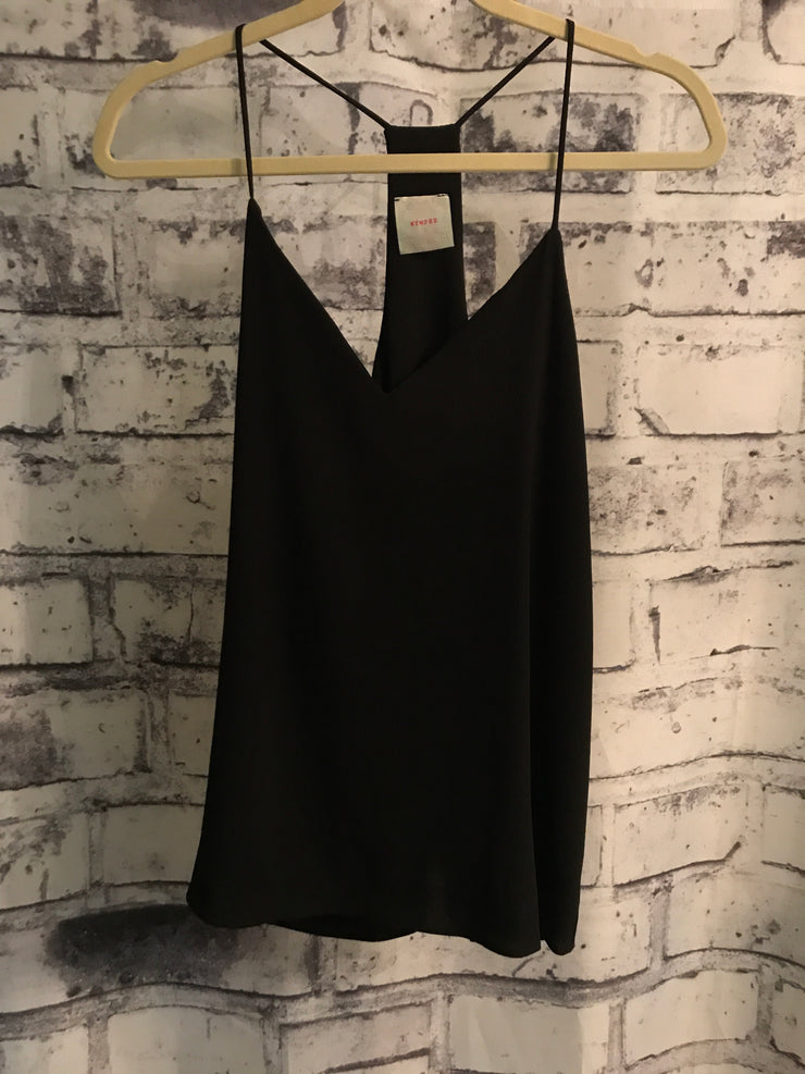 BLACK SLEEVELESS TOP $24 (NEW)