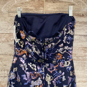 NAVY/COLORFUL SPARKLY DRESS