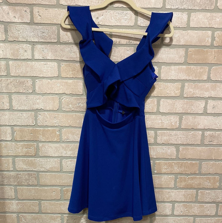 ROYAL BLUE SHORT DRESS