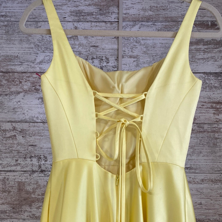 YELLOW A LINE GOWN