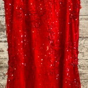 RED MERMAID GOWN