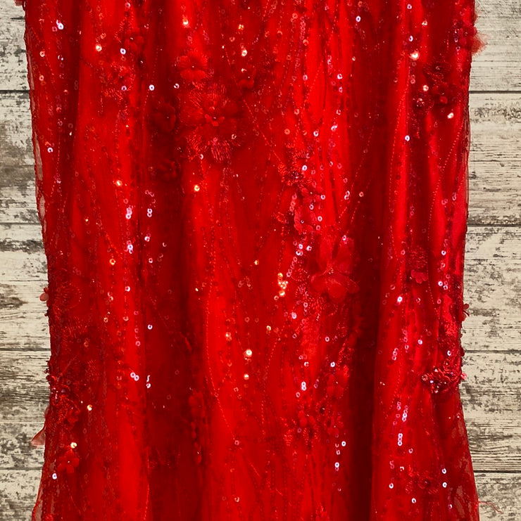 RED MERMAID GOWN