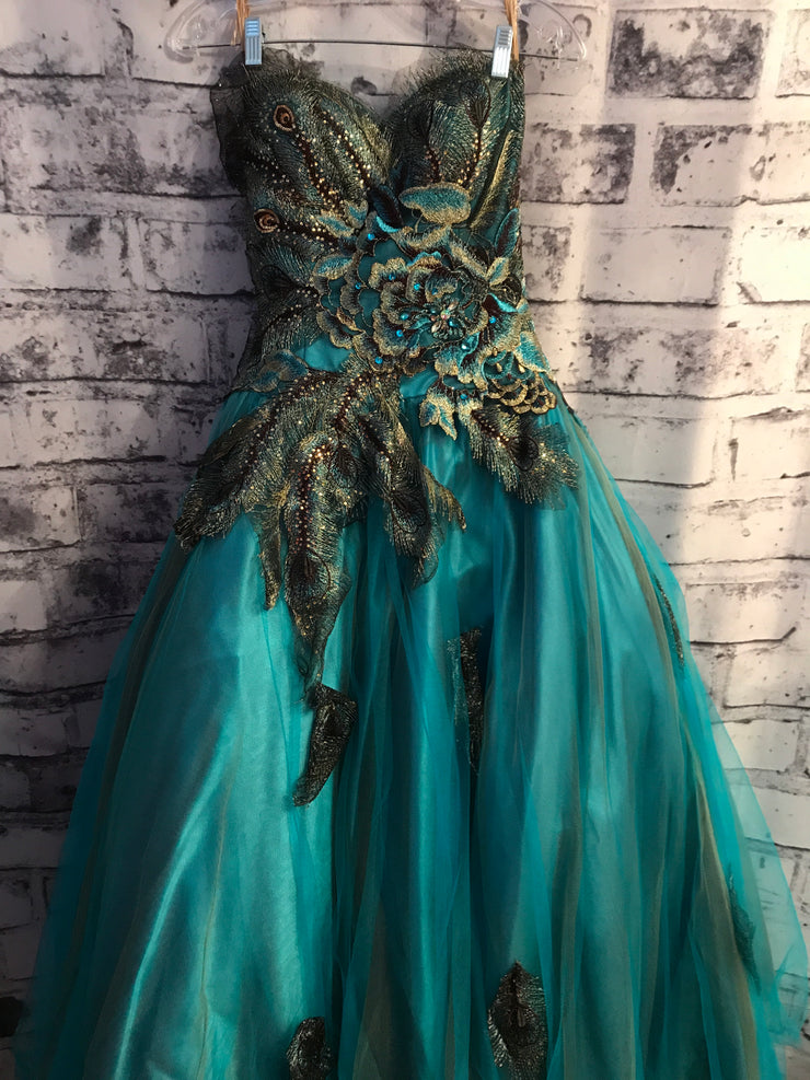 Prom Colors Dress Spring 2022 Formal Ballgown Green Blue Peacock Sequin  2437 | eBay