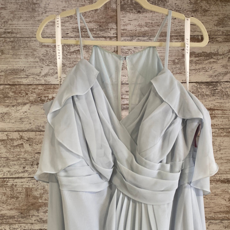 BLUE LONG EVENING GOWN