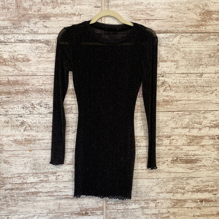 BLACK/SILVER SHORT DRESS