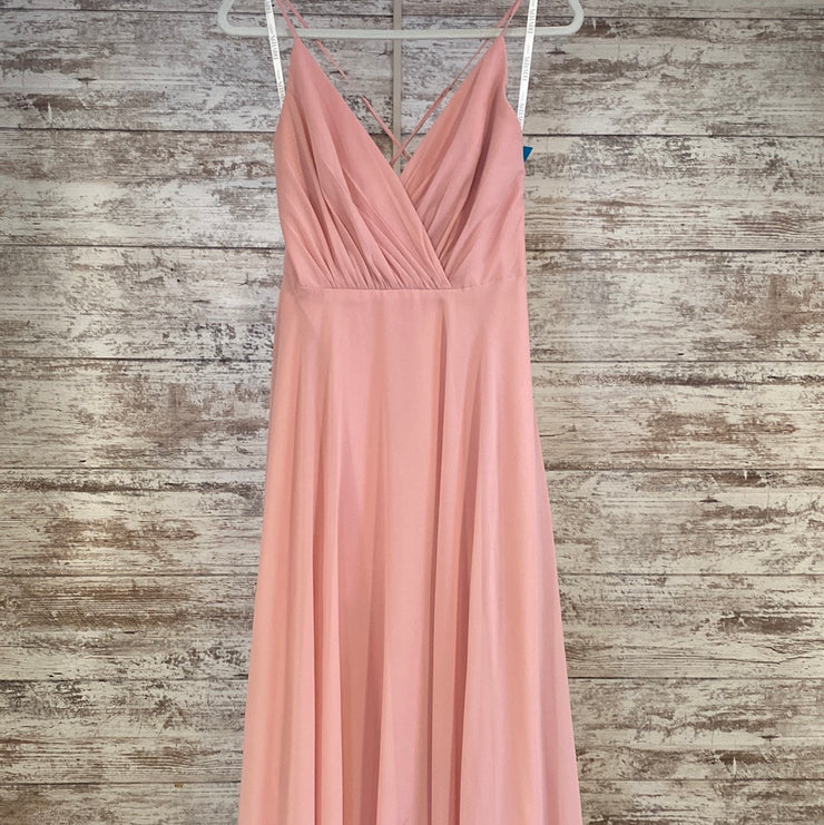 PINK LONG EVENING GOWN