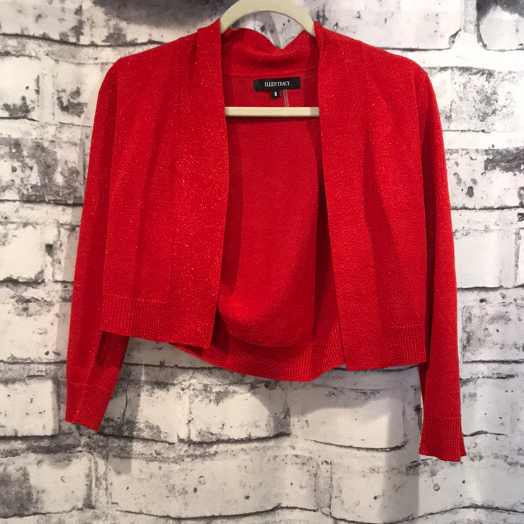 RED SPARKLE SHRUG