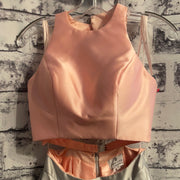 PINK/GRAY 2 PC.GOWN SET NEW