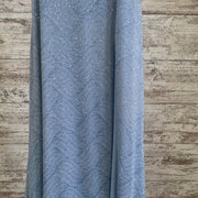 BLUE SPARKLY LONG EVENING GOWN