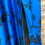 BLACK/ROYAL BLUE LONG DRESSNEW