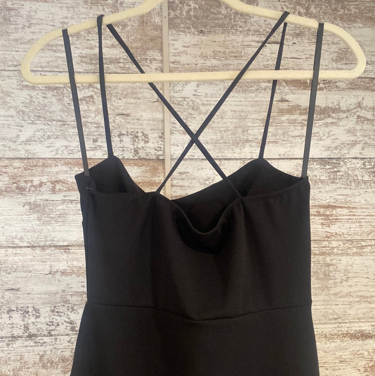 BLACK LONG EVENING GOWN