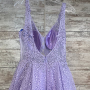 LAVENDER A LINE GOWN