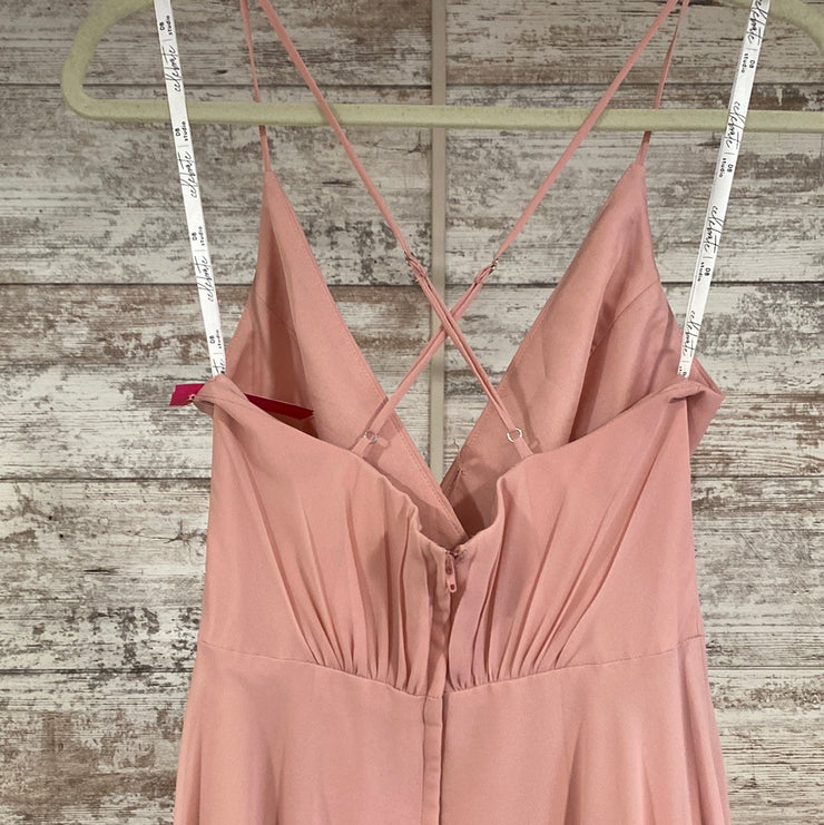 PINK LONG EVENING GOWN