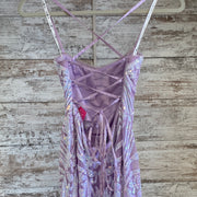 PURPLE LONG EVENING GOWN